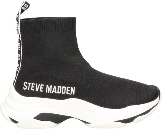 Steve Madden Master Hoge sneakers - Dames - Zwart - Maat 37