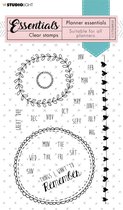Clear stamps A6 - planner essentials nr. 511