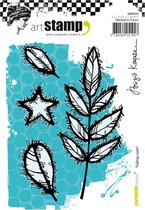 Carabelle cling stamp A6 falling leafs