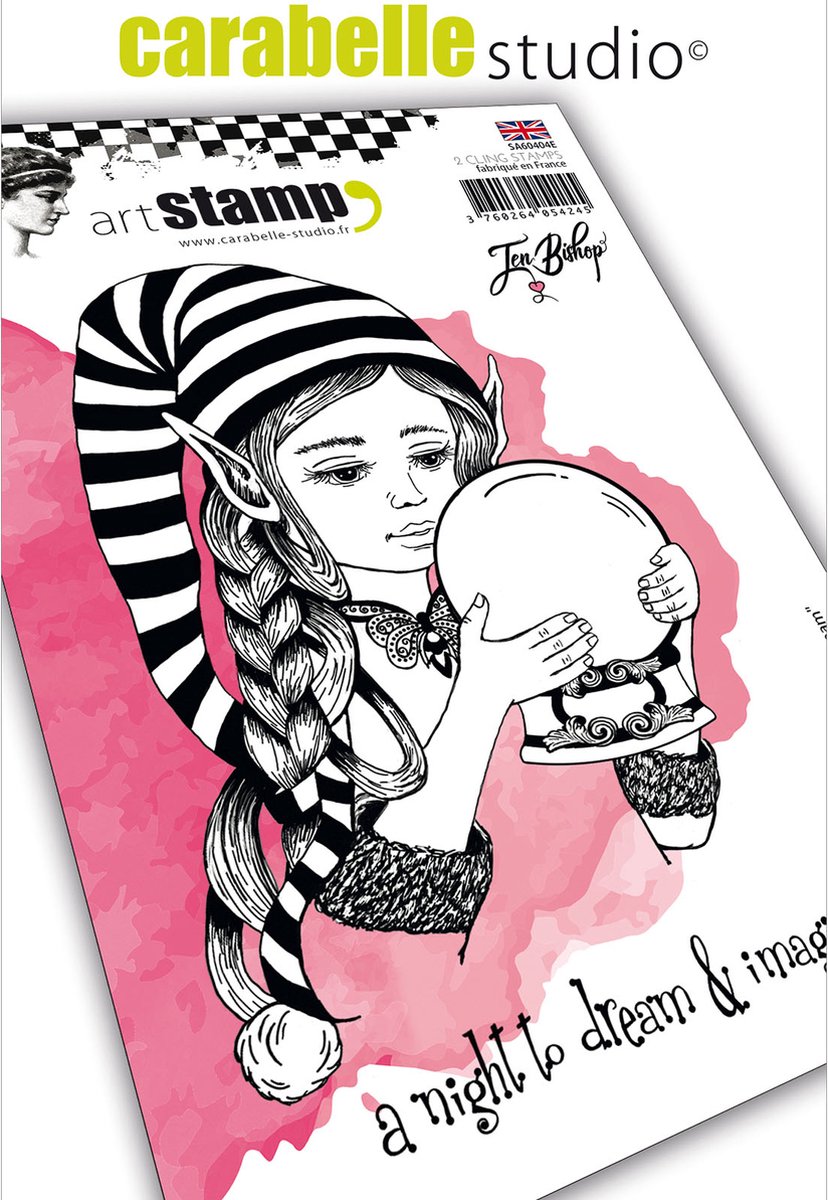 Carabelle Studio Cling stamp - A6 a night to dream by Jen Bi