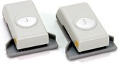 EK Tools Hoekpons Mini Set Rond, 1,27 cm / 2,54 cm, 2 stuks