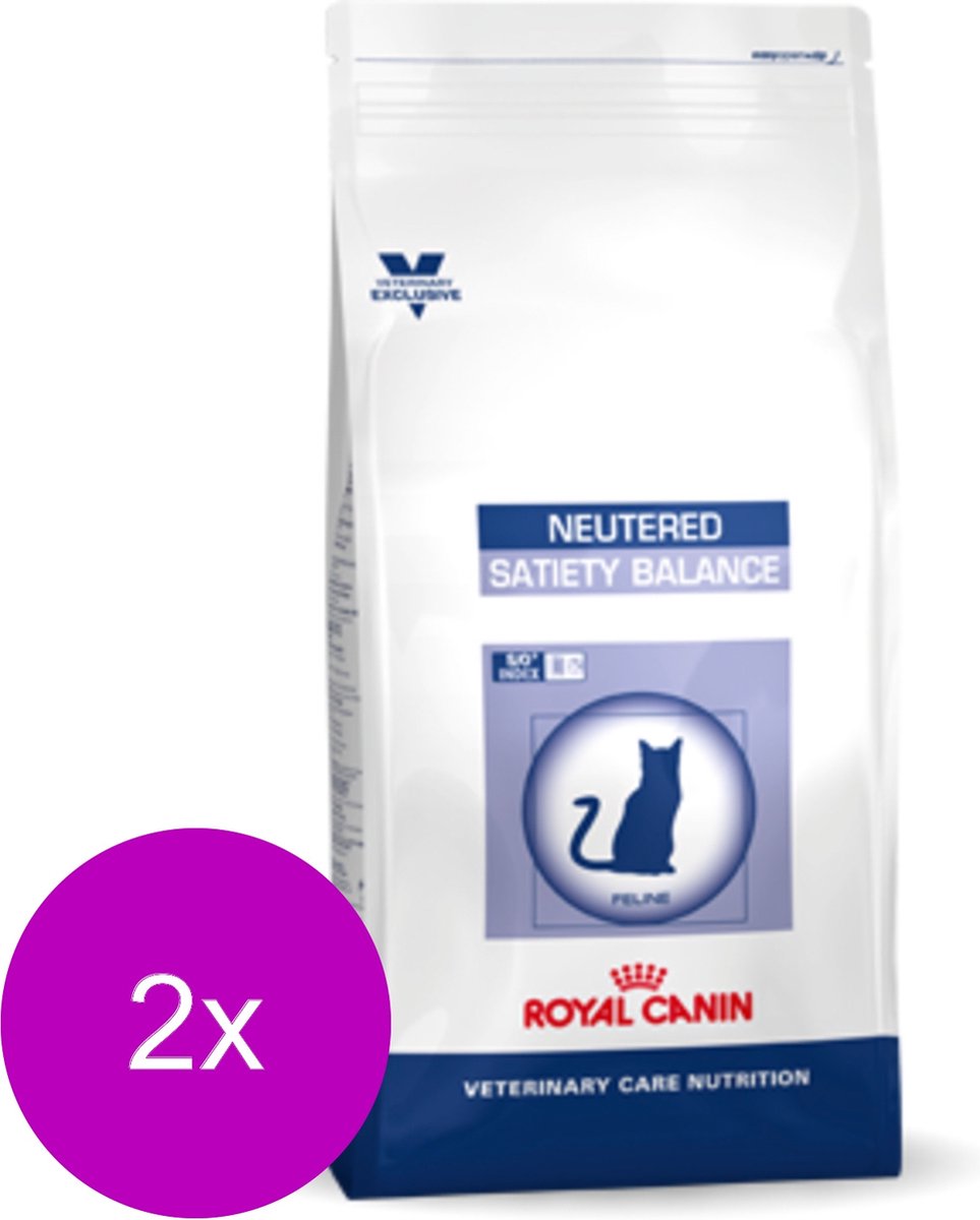 Royal Canin Veterinary Diet Neutered Satiety Balance - Kattenvoer - 2 x 12 kg