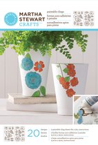 Hobbyverf - Martha Stewart outline paintable cling flowers + leaves