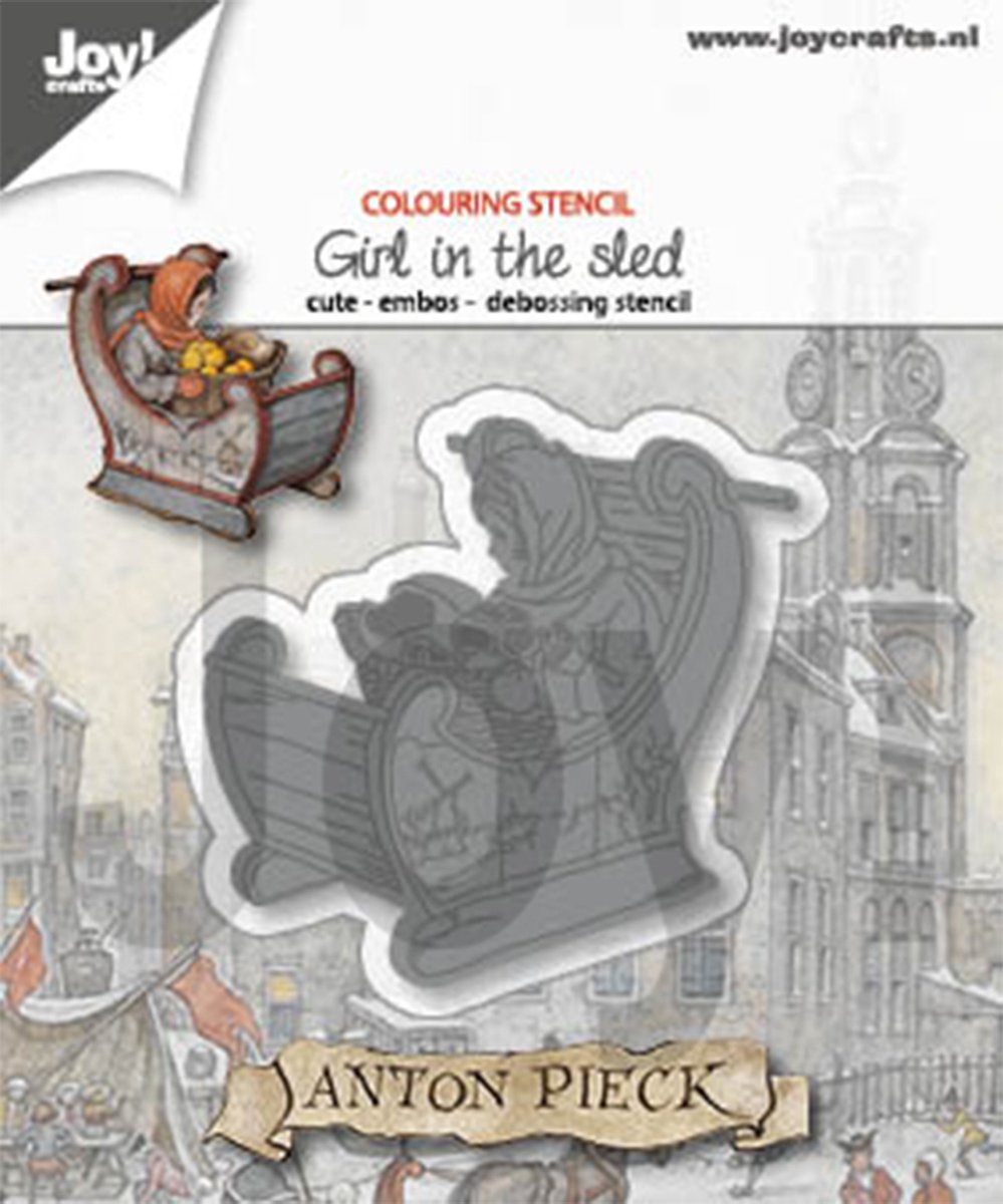 Joy!Crafts Stencil - Stans-embos-debosmal Anton Pieck Slee