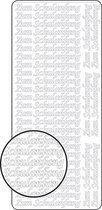 Vaessen Creative Sticker - 10x23cm - 10st - goud Zum Schulanfang