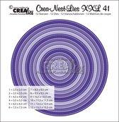 Crealies Crea-Nest-Lies XXL - snijmal - no.41 Cirkels met stip