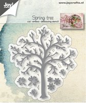 Joy!Crafts Stencil - Stans-embos-debosmal Voorjaarsboom