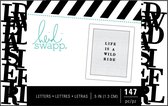 Heidi Swapp Letterbord alfabet 1,3cm 147pcs black