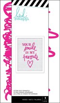 Heidi Swapp letterboard word set x9 love pink