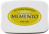 Memento inkt peer groen pear tart - groot stempelkussen sneldrogend - ME-703