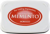 ME-201 Memento stempelinkt stempelkussen groot Tsukineko Morocco rood
