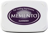Memento inkt elderberry paars aubergine stempelkussen groot inktkussen sneldrogend