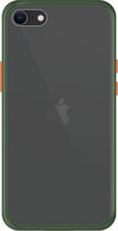 iPhone SE 2020 Back Cover - Groen/Transparant