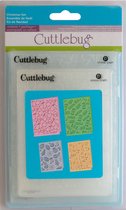 Cuttlebug embossing folder x4 assorted christmas
