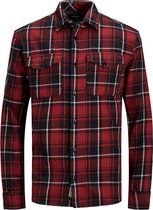 Jack & Jones Overshirt Woodland rood (Maat: 3XL)