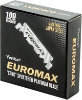 Euromax 100 Double edge blades - scheermesjes - open scheermes - mesjes - barber - single blades - scheren
