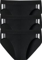 SCHIESSER 95/5 Stretch rio slips (3-pack) - zwart - Maat: XL