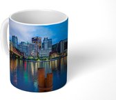 Mok - Kleurrijke lucht bij de downtown van Pittsburgh in de VS - 350 ML - Beker