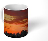 Mok - Porto Alegre - Skyline - Oranje - 350 ML - Beker