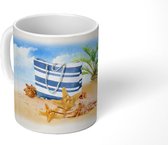 Mok - Tas - Schelpen - Palmboom - 350 ML - Beker