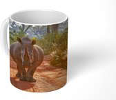 Mok - Neushoorn - Planten - Weg - 350 ML - Beker