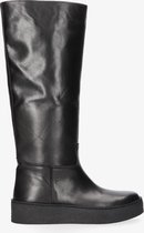 Tango | Kelsey 2-a black leather high boot - black sole | Maat: 40