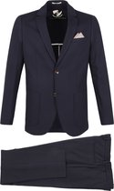 Suitable - Flex Kostuum Donkerblauw - Maat 52 - Modern-fit