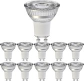 Proventa GU10 LED Lampjes - 3W vervangt 35W - Warm wit - Voordeel - 10 Spotjes