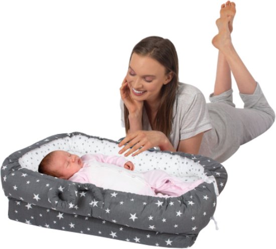Nid de bébé - Couffins de bébé - Reflux Portable Grey Star - Nid
