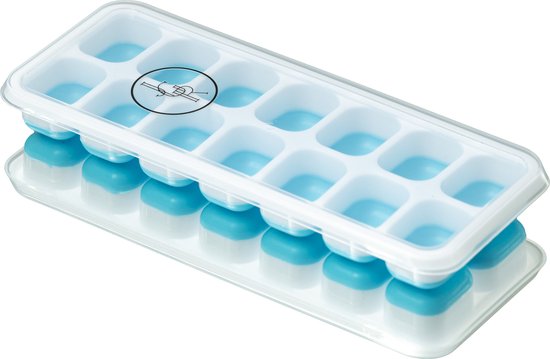 Er is behoefte aan Kwijting walvis JGR- Ijsblokjes maker met deksel, BPA vrij en met silicone bodem om de  ijsblokjes... | bol.com