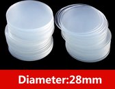 Dubbelzijdig Nano Tape - 20 STUKS - 28mm - Nano Plakkers - Plakkertjes - Dubbelzijdige Stickers - Ophangen Foto's en Posters - DIY