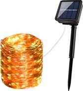 Avenq - Kerstlampjes - Kerstlampjes met solar - Multikleur - 10 meter - Solar -  Kerstverlichting - Kerstversiering - Kerst - Zonne-energie