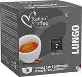 Italian Coffee - Lungo Intenso - 16x stuks - Dolce Gusto compatibel