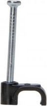 Kopp Spijkerclips zwart – 6-10mm (50 st.)