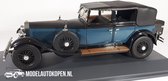 1929 Rolls Royce Phantom (Zwart/Blauw) (25 cm) 1/24 Franklin Mint - Modelauto - Schaalmodel - Model auto - Miniatuurautos - Miniatuur auto