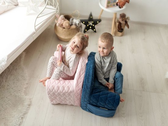 Albero Mio Velvet Navy Kinderfauteuil van Albero Mio — afbeelding 5