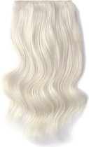 Remy Human Hair extensions Double Weft straight 16 - Ice Blond