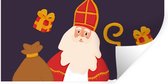 Muurstickers - Sticker Folie - Sinterklaas - Sint - Decoratie - Kinderen - Jongens - Meisjes - Kids - 40x20 cm - Plakfolie - Muurstickers Kinderkamer - Zelfklevend Behang