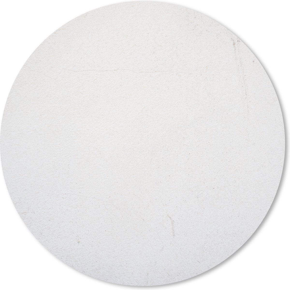 Muismat rond 50x50 cm - Mousepad Beton - Wit - Modern - Ronde muismatten