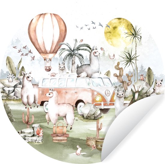 Cercle De Papier Peint Chambre D Enfant Chambre De Bebe Jungle Decoration Bol Com