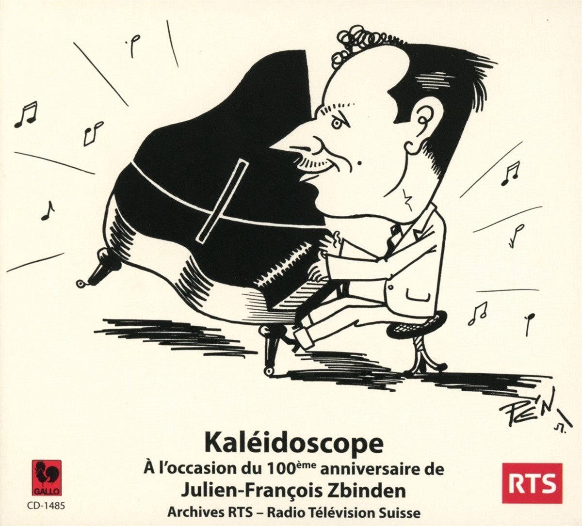 Julien-François Zbinden - Kaleidoscope (For The 100th Birthday) (CD)