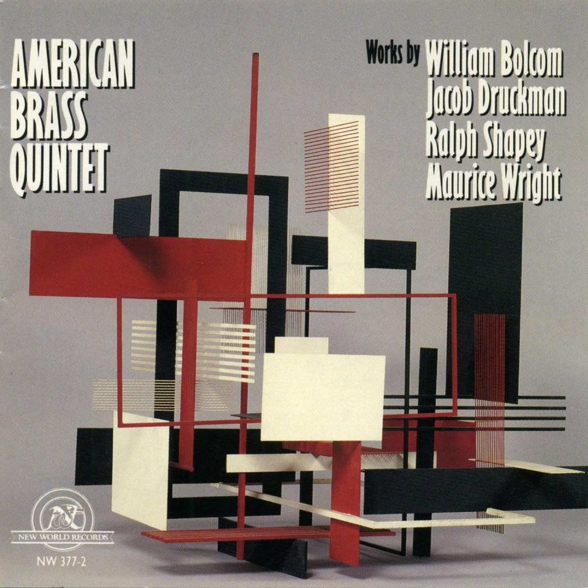 American Brass Quintet - Works By Bolcom, Druckman, Shapey & Wright (CD)