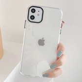 SafeCase® iPhone 11 Hoesje - Transparant hoesje met witte bumper