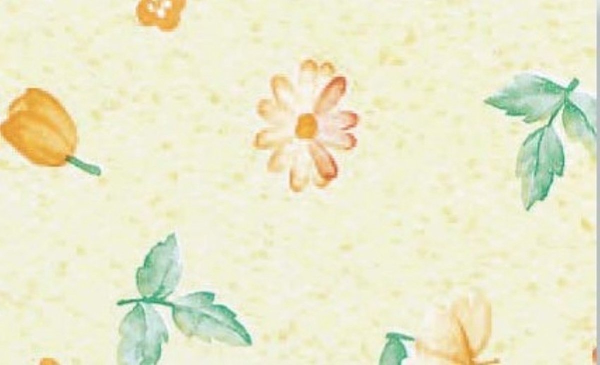 Alkor - Zelfklevende Decoratiefolie - Flowers yellow - 45x200 cm