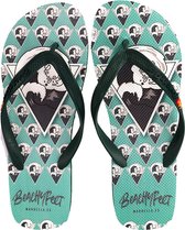 BeachyFeet slippers - La Onda Verde (maat 43/44)