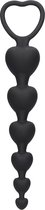 Anal Heart Beads - Black - Butt Plugs & Anal Dildos