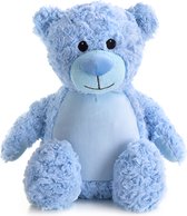 Tummiezz - Knuffel - Teddybeer - Speelgoedbeest - Blauw - Kraamkado - Knuffelbeer 42 cm