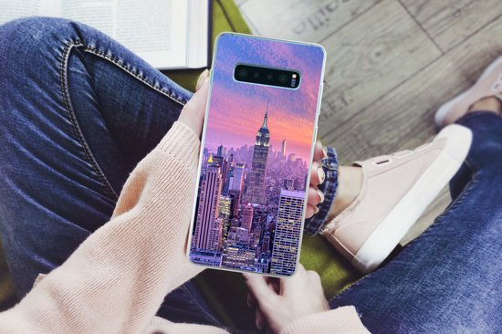 Coque Samsung Galaxy S10 Plus - New York - Couleurs - Skyline - Siliconen