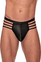 Cage Thong - Black - S/M - Maat S/M