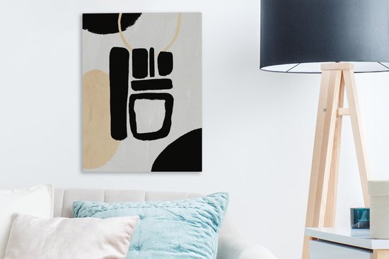 Toile Peinture Art - Luxe - Abstrait - 30x40 cm - Décoration murale